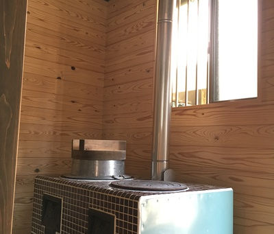 古民家を改修して、カマドを据え付ける方法