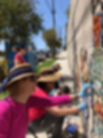 34. Many community days in the hot sun