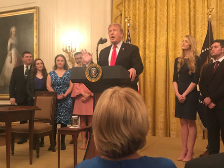 President of Live Action UCLA Visits White House for Executive Order Signing
