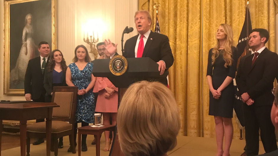 President of Live Action UCLA Visits White House for Executive Order Signing