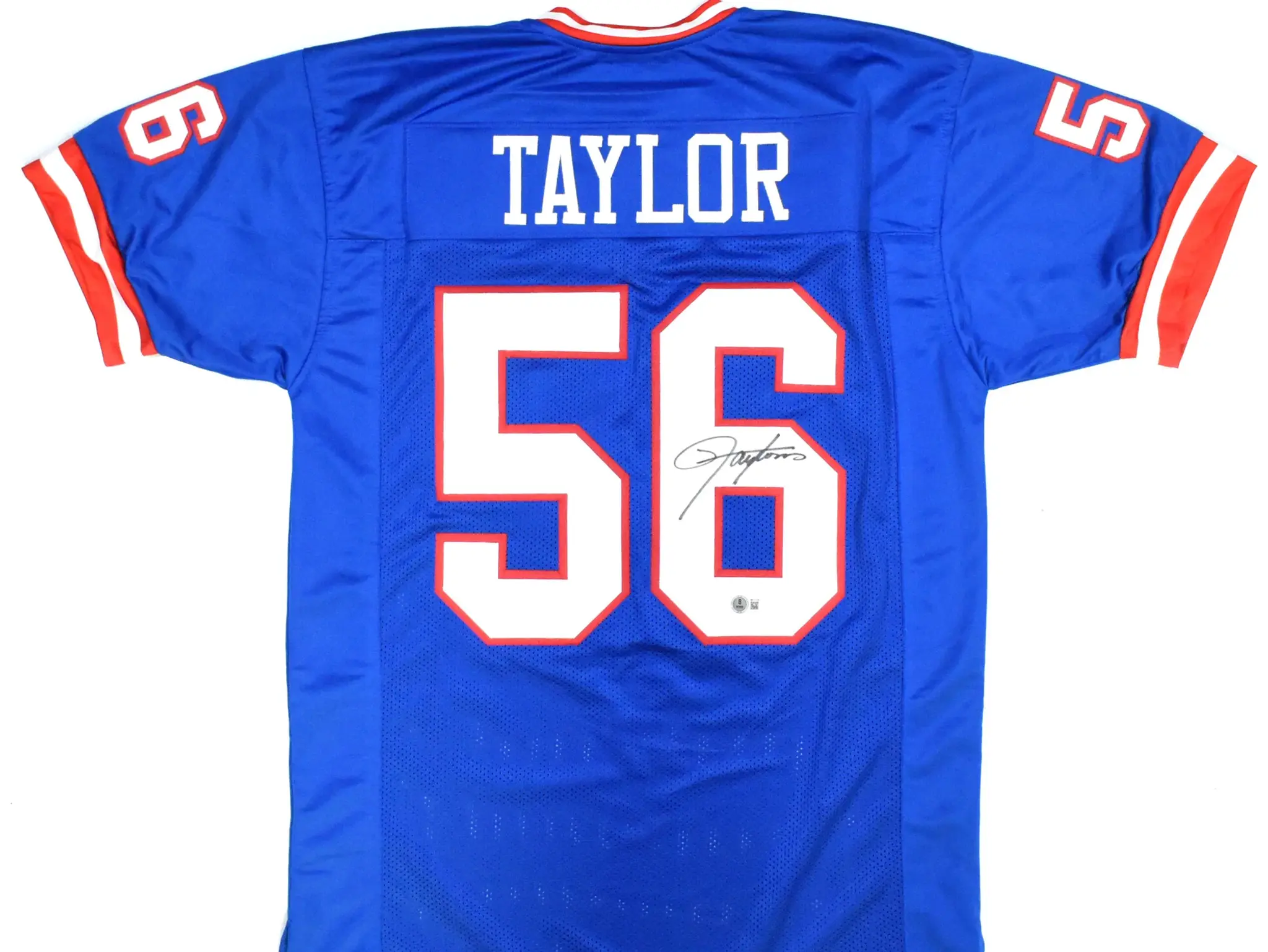 Autograph Lawrence Taylor Jersey Giants Beckett