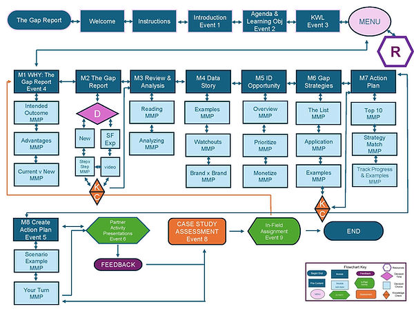 Picture of the eLearning Flowchart.