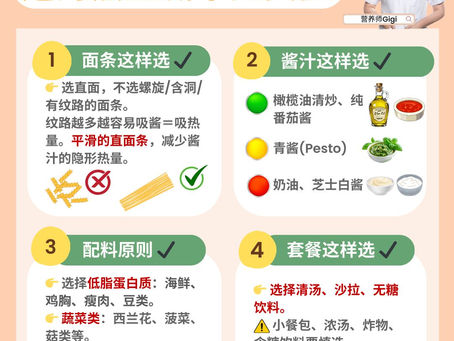 减脂也能吃意大利面？！