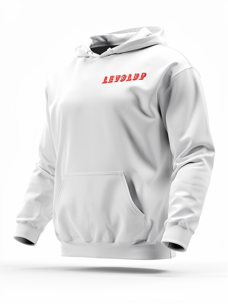 Thumbnail: Plain white softsyle 3L Hoodie 