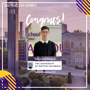 From BSU to UBC: Tulga Ankhbayar's Journey to Success