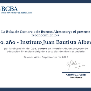 GANADORES EN LA BOLSA DE COMERCIO
