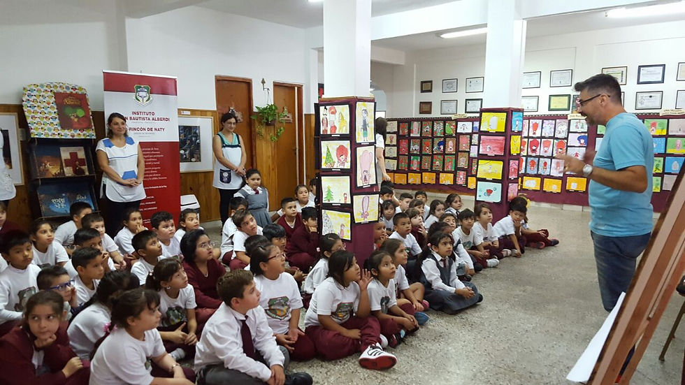 Visita de Poly Bernatene