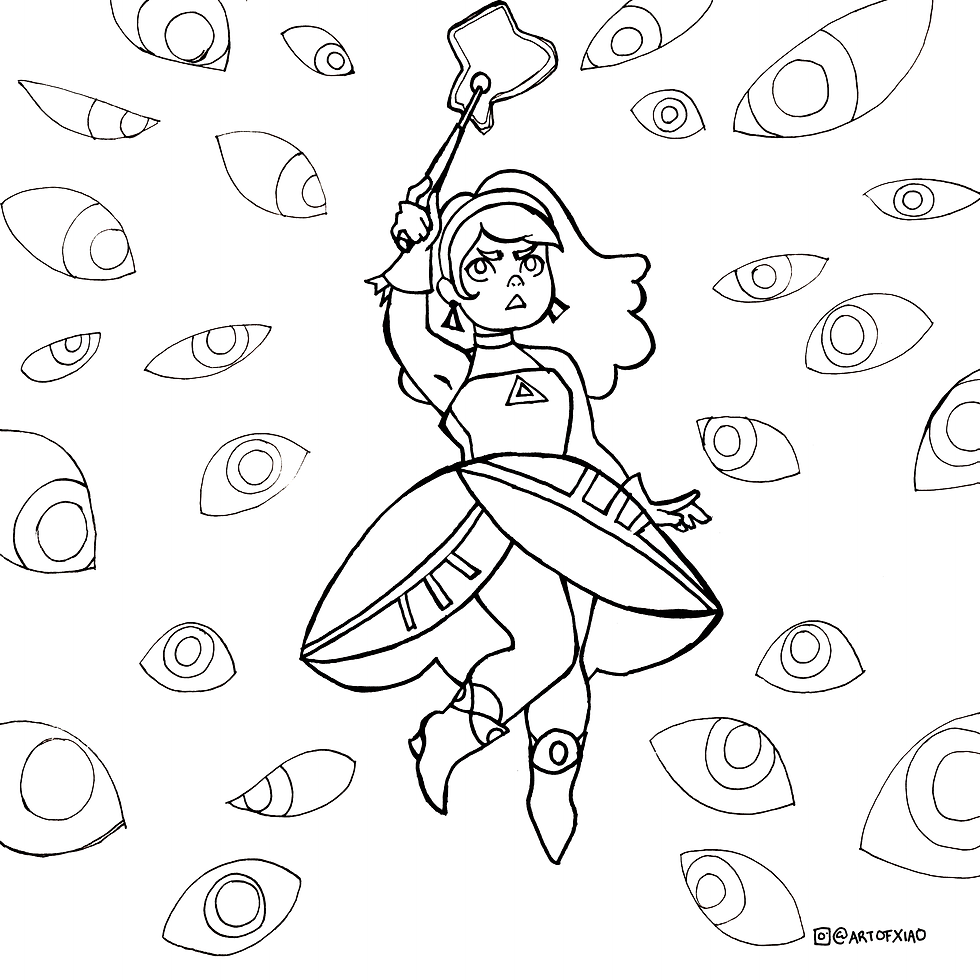 Eyes and Wand Inks