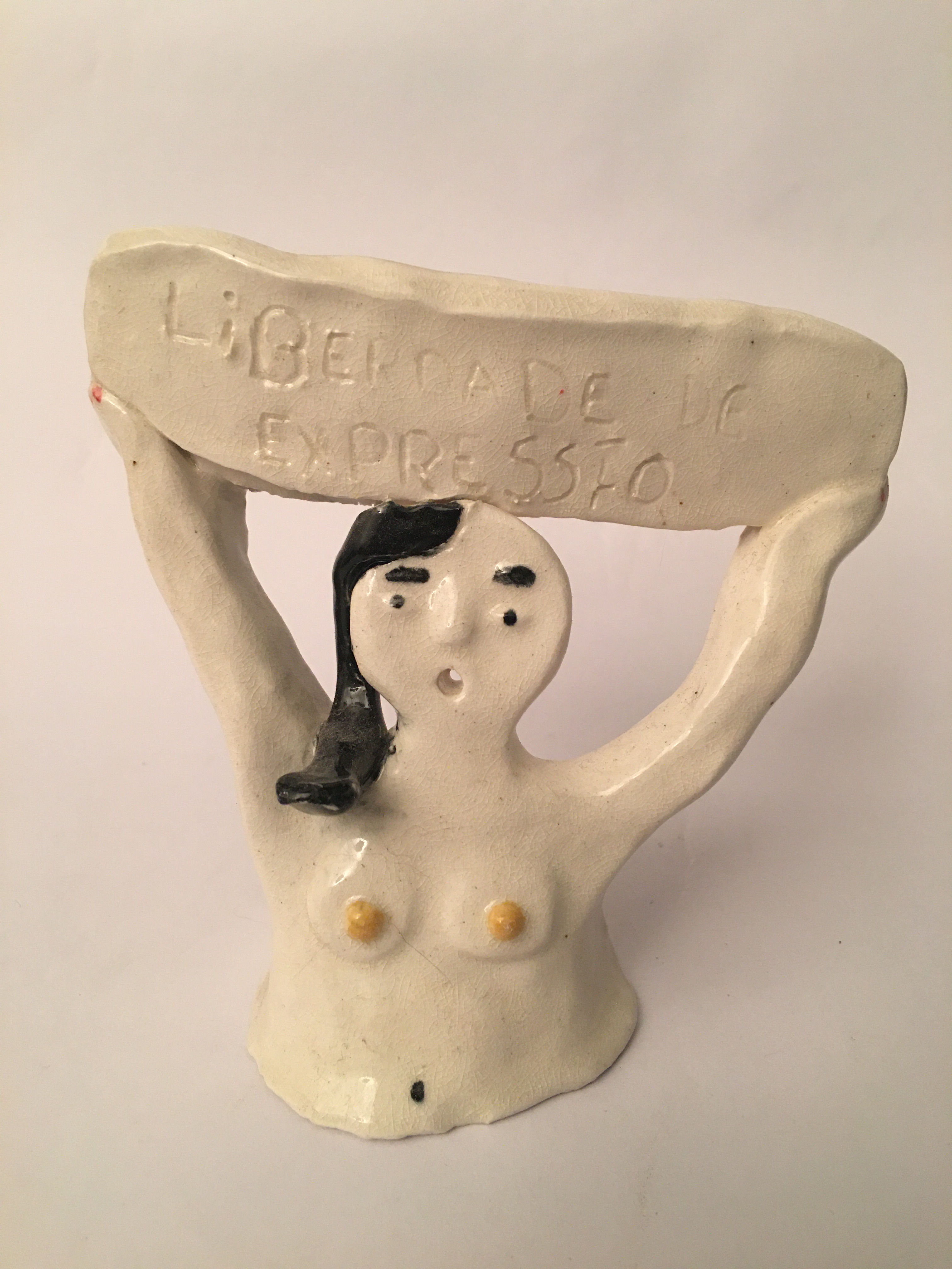 Mini Escultura Porcelana