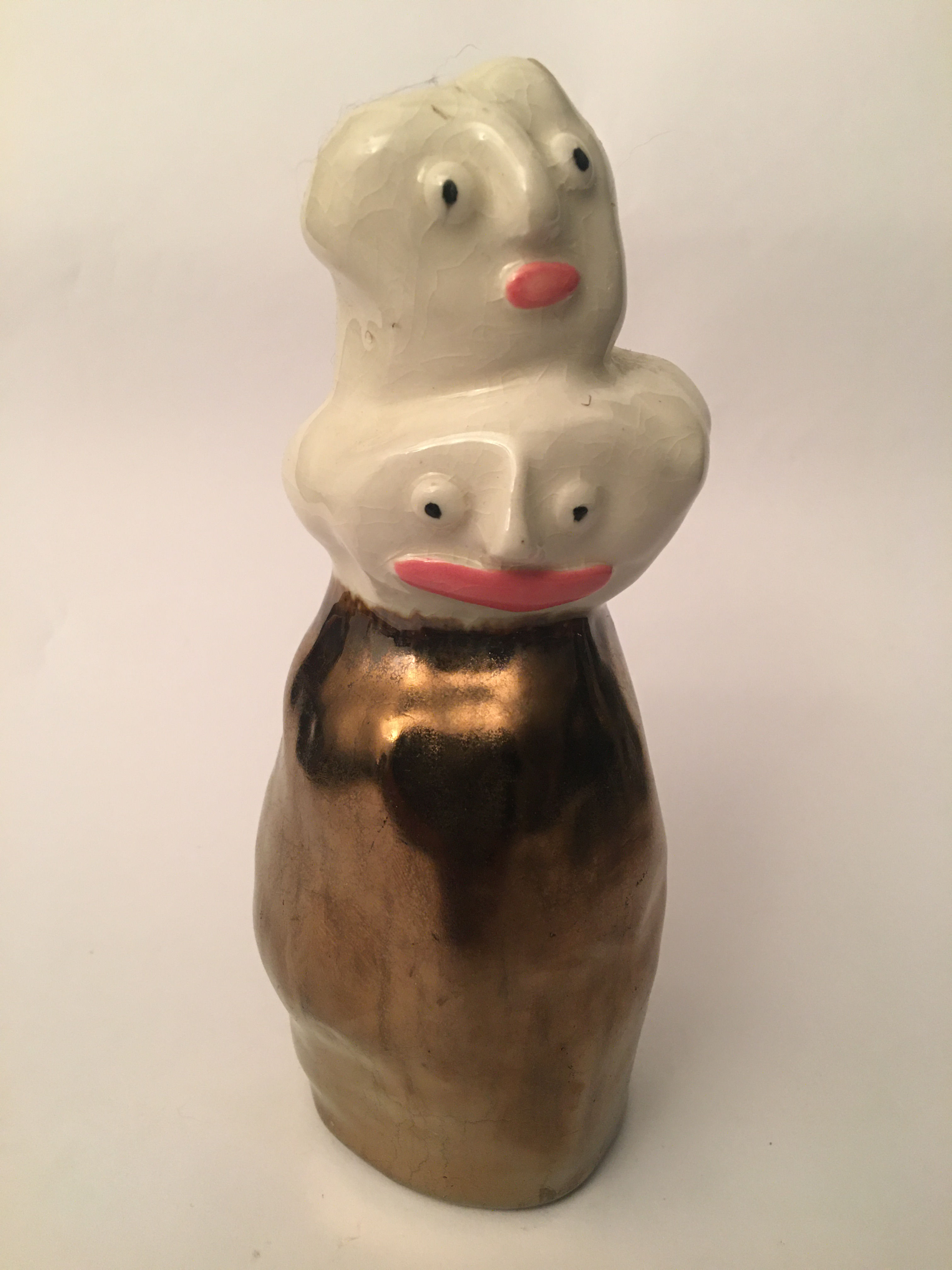 Escultura Porcelana Bronze