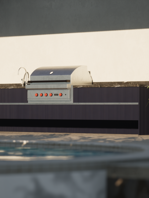 Starboard Outdoor Line Cabinets Front View