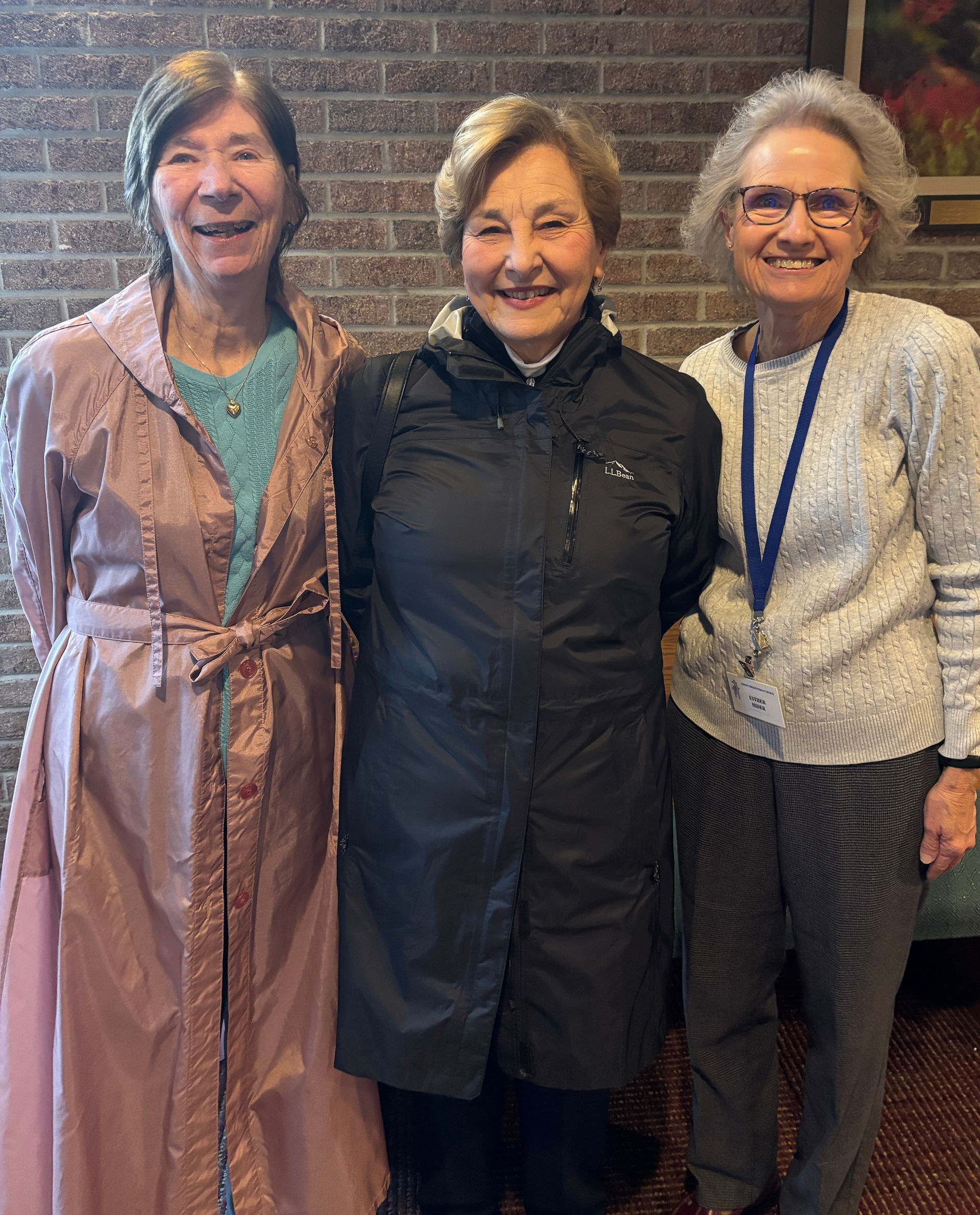 Sue Robinson, Barb Goodman, & Esther Hider
