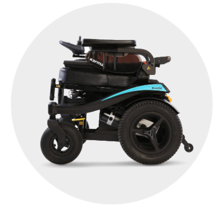 Miniaturbild: Blazer Sling, kompakter Elektrorollstuhl