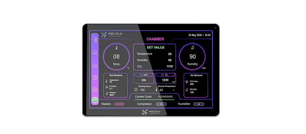Precite.ai Chamber screen