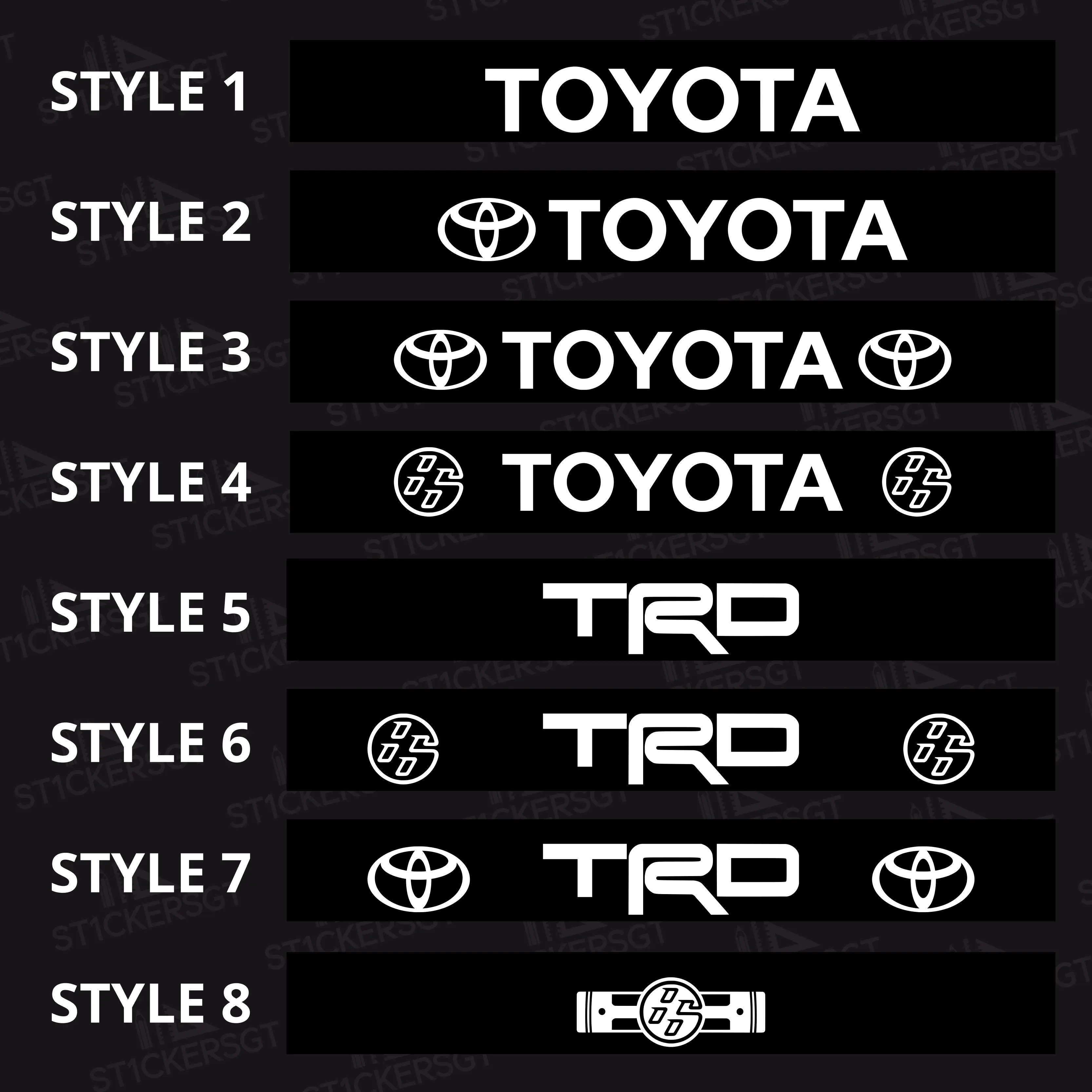 SUNSTRIP TOYOTA/TRD- GT86