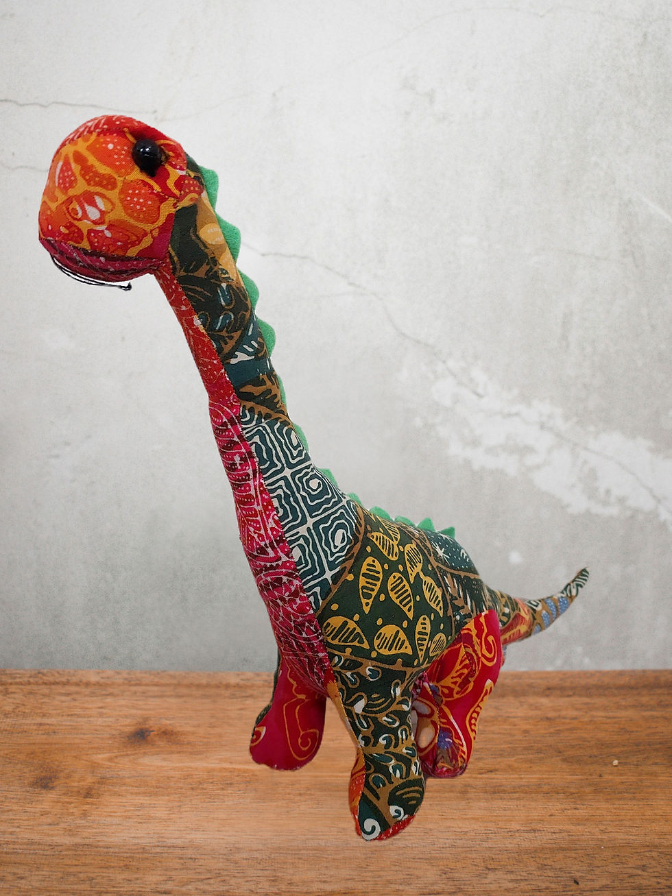 Thumbnail: Dragon batik toy side view