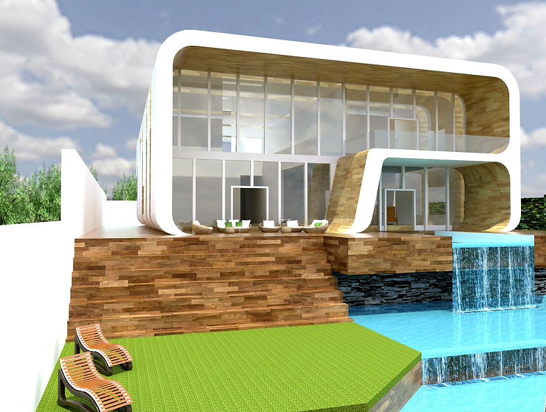 exterior render costa brava villa andrew lewis a levels