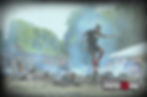Over fire to the FINISH LINE