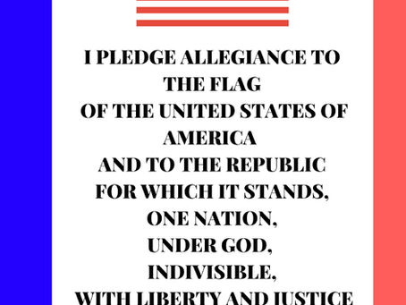 Words of The Pledge of Allegiance Printable