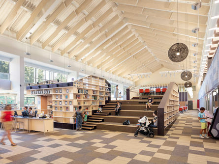 HMA2 Architects completed the Westport Library with a multitude of possibilities for use in Westport