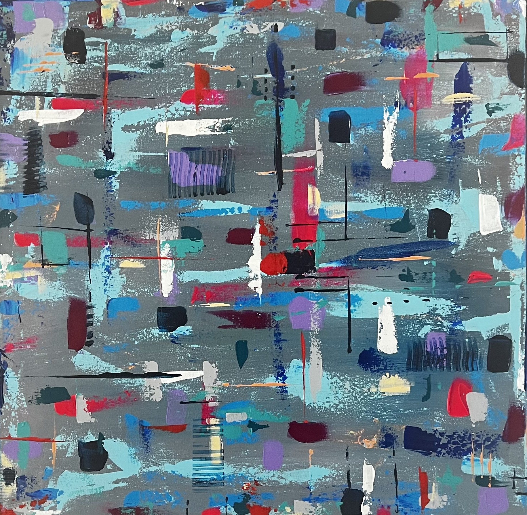 Abstract art, commissioned art, large abstract painting, contemporary art, expressionism, color inspiration, acrylic painting, texture, modern art, design art, Jackson Pollock, Mark Rothko