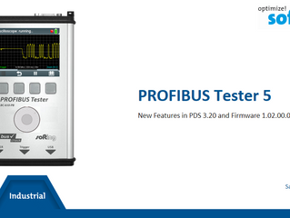 Upgrade Profibus tester PBT5 (BC-700-PB) : Nové funkce "Oscilloscope", "Locate statio