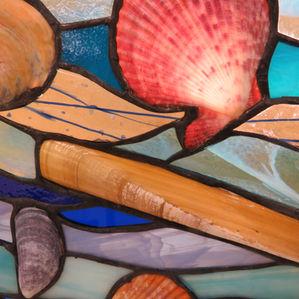 Erstellung einer freien Glaskunst-Arbeit in Kupferfolientechnik – unser 4. Ausbildungsmodul