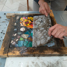 Farbe und Mosaik