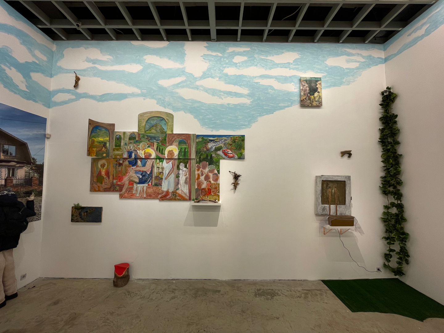 Contemporary Art Exhibition, Ana Cherepanova, Vitaly Cherepanov, Contemporary Art, Installation, Fountain, Sculpture, Painting, Motivational Painting, Cherepanov Sets, CCTV Movie, Kiss, CickinDunt, Artgroup CickinDunt.