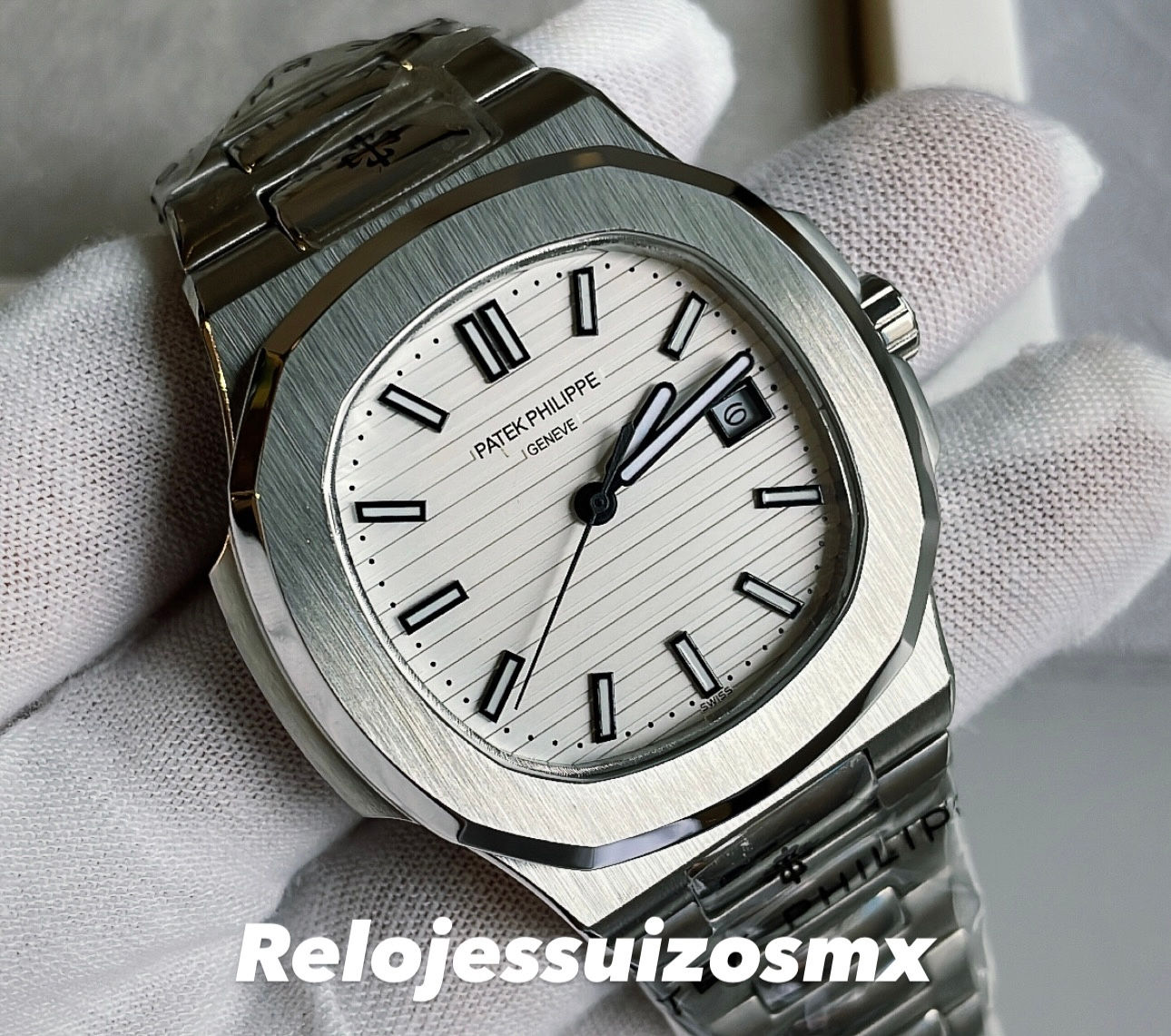 Patek Philippe Nautilus Blanco Automático 40mm