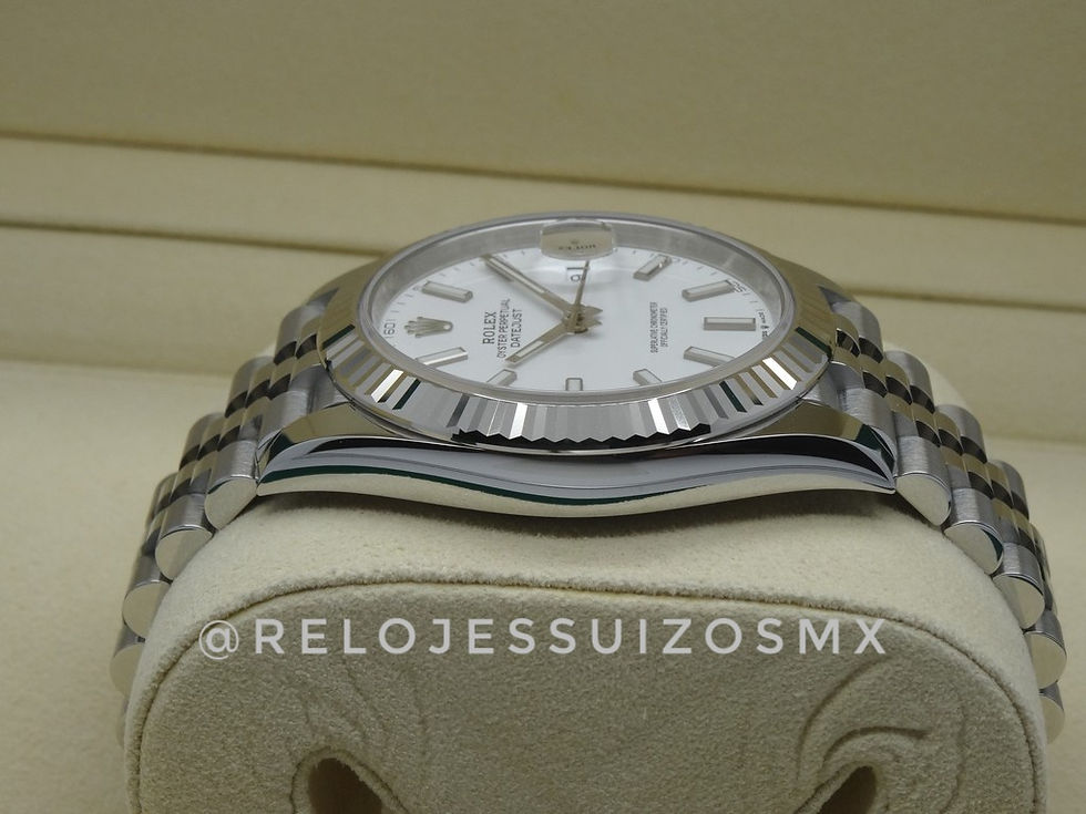 Miniatura: Rolex Datejust 41mm White Dial Jubilee Bracelet 3235