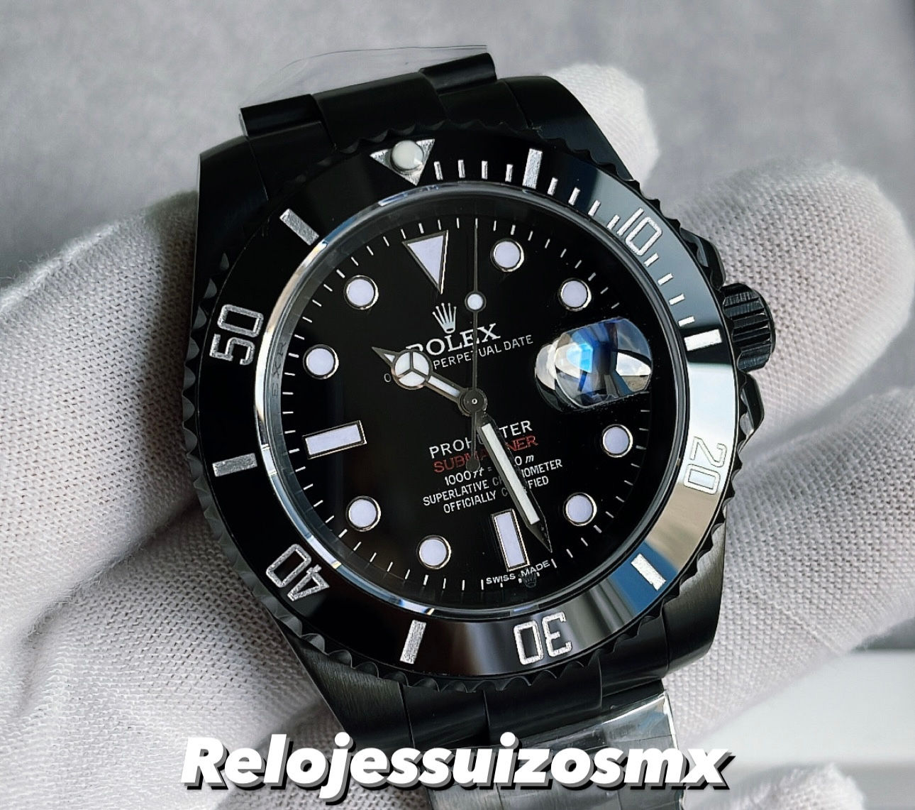 Rolex Submariner Date Negro “Pro Hunter” Automático 