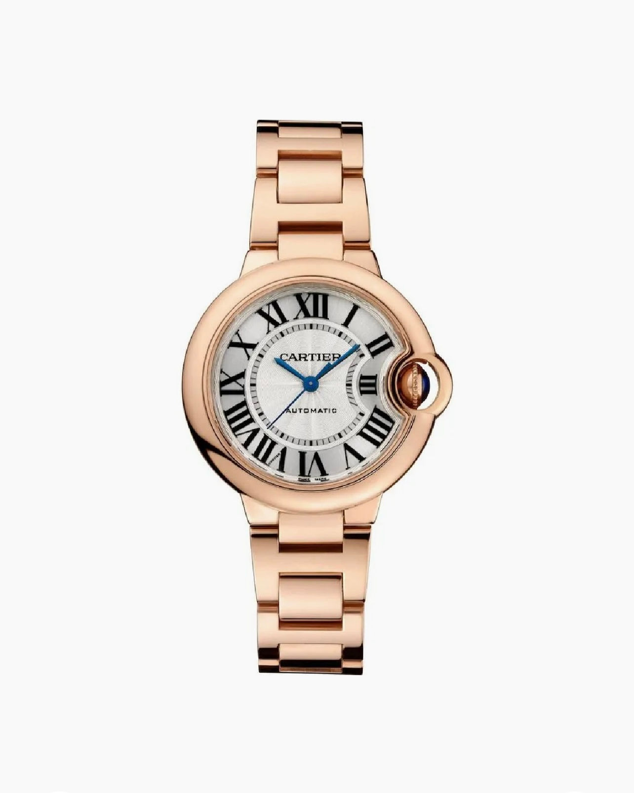 Cartier Ballon Bleu Oro Rosa 18k Automático Suizo 33mm