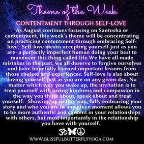 Contentment Through Self Love