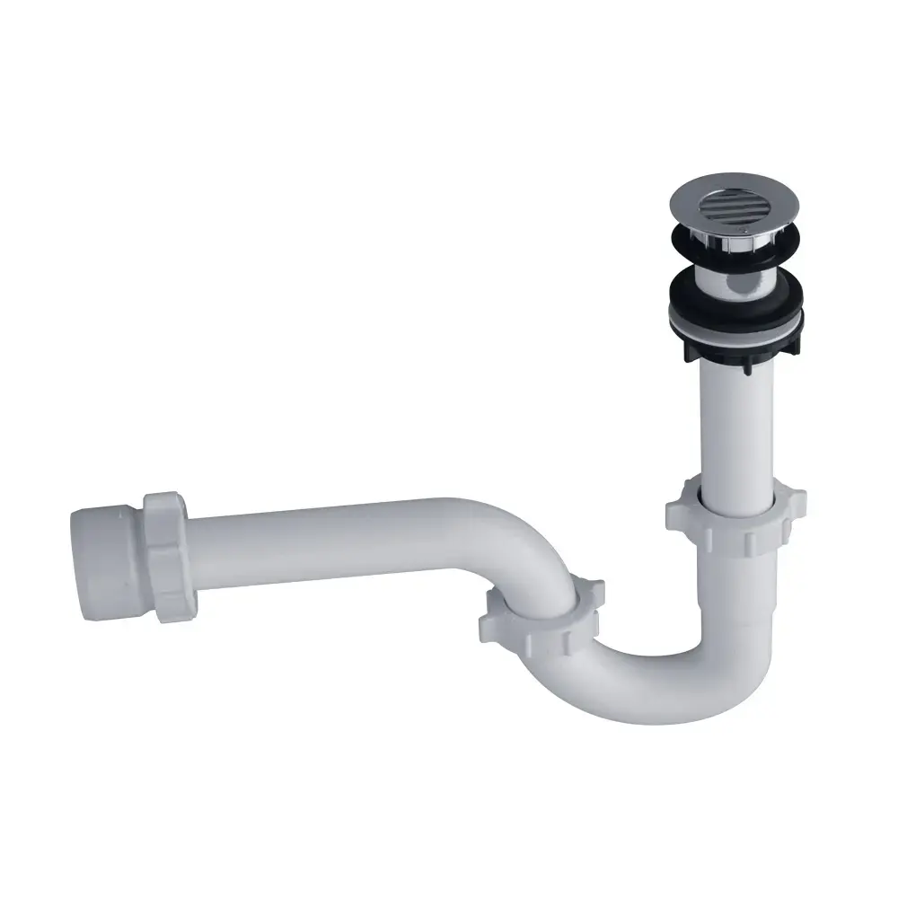 Conjunto Desagüe de Rejilla y Sifón Plástico – Medida 1 1/4" (E2460.01 RA DH BL)