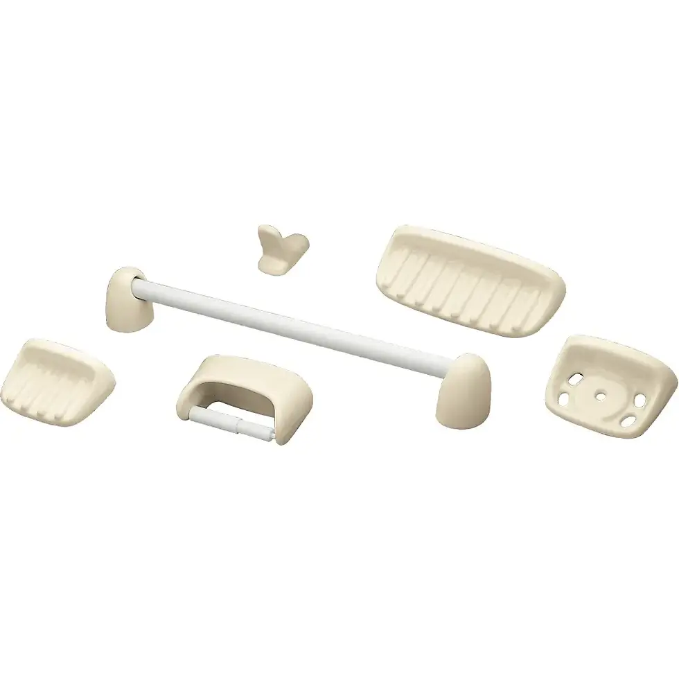 Juego de Accesorios de Porcelana Bone (E579.15-BO)