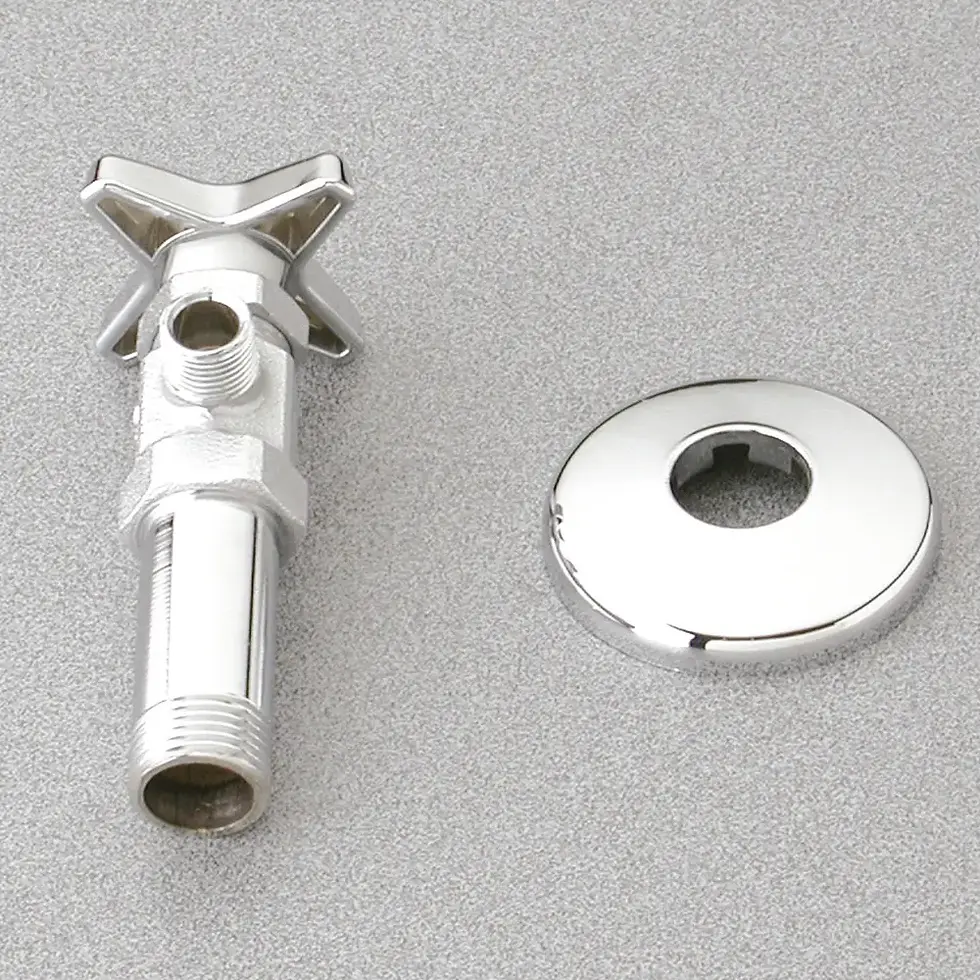 Miniatura: Llave Angular Metálica para Manguera Flexible (E269.01 DH)