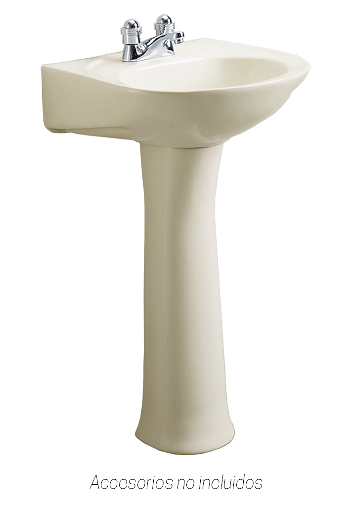 Lavabo Pompano con Pedestal Bone