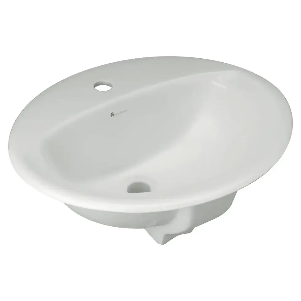 Miniatura: Lavabo Elea Oval Blanco (E231-BL)