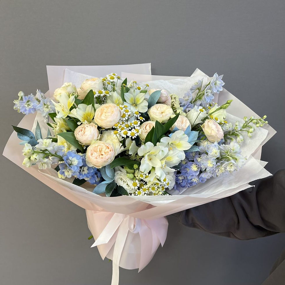 Autora pušķis "Angļu dārzs" no 60 €