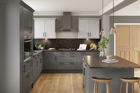 HARVARD MATT LIGHT GREY & MATT DUST GREY