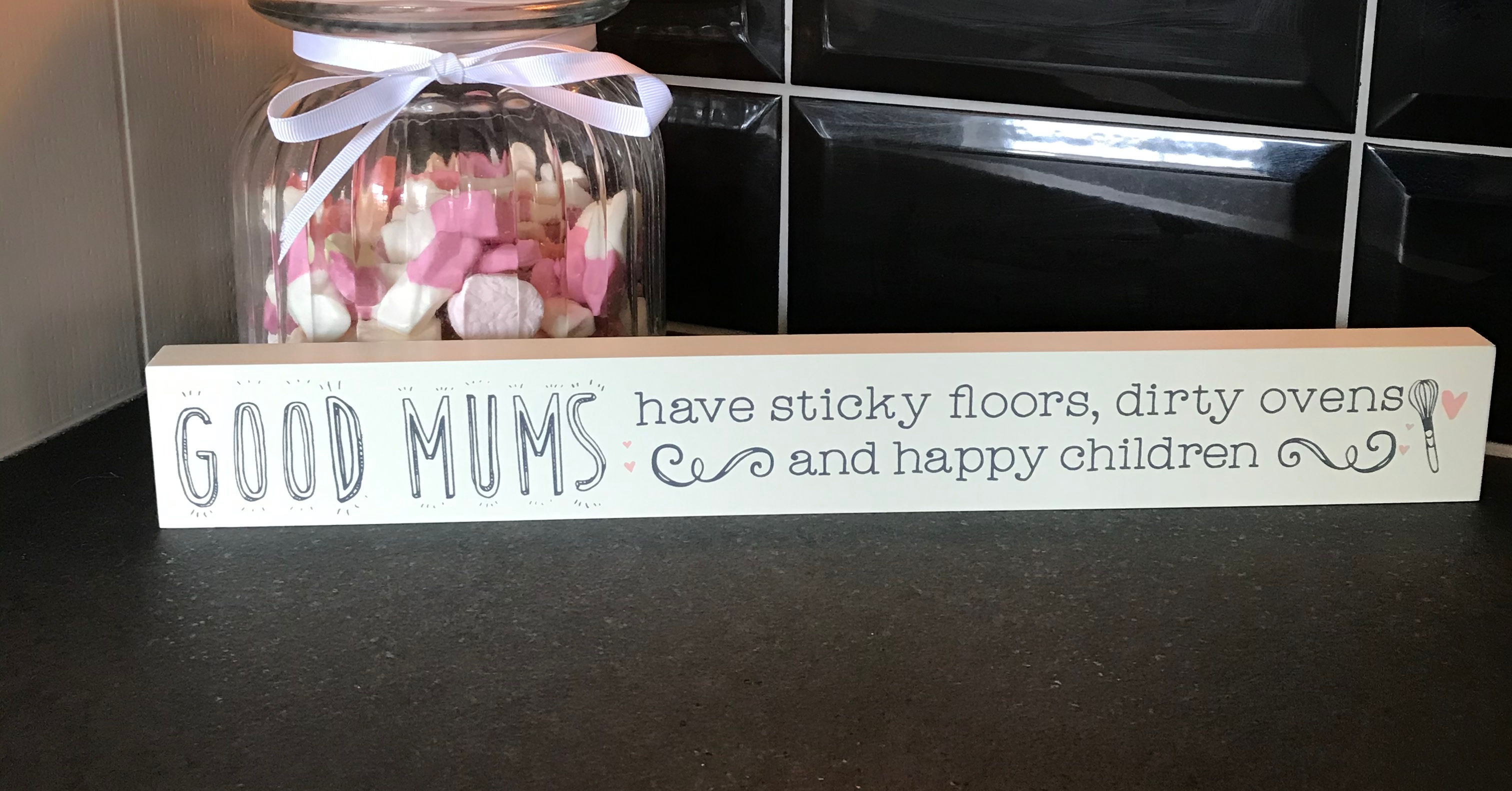 Good mums thin mantel sign