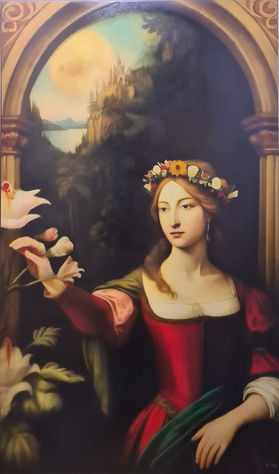 Huile sur toile d'Igor Nigri, lauréat du prix du meilleur artiste au Salon de Berlin 2025. Néo-Renaissance, Haute Renaissance, Renaissance. Art classique.