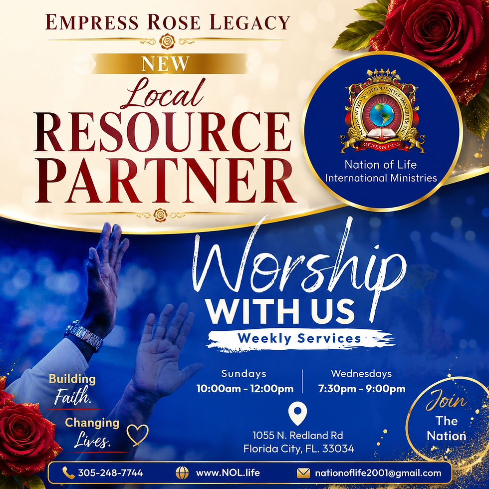 Empress Rose Legacy local Resource Partner NOL.