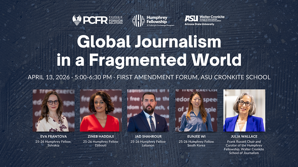 Global Journalism in a Fragmented World