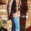 Thumbnail: Copper & Rust & Black silk scarf
