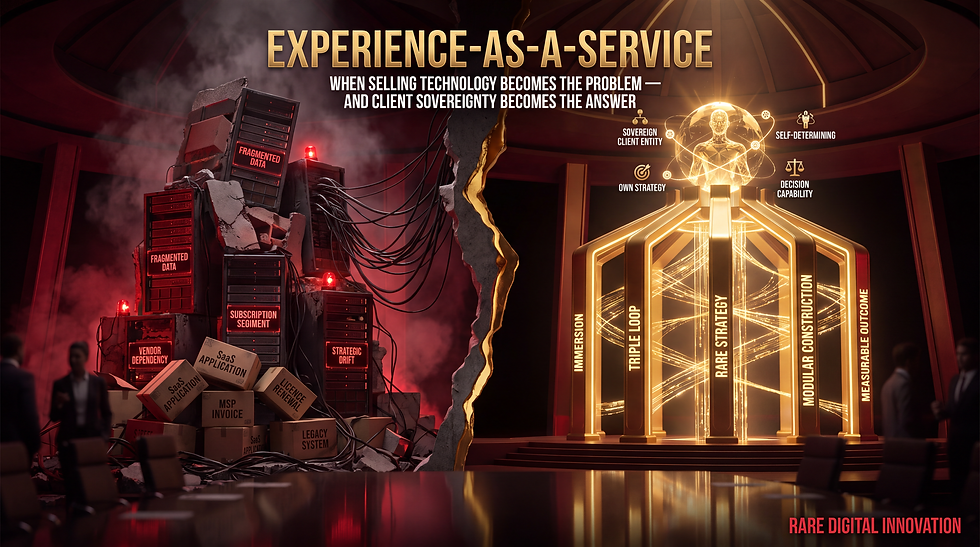 Experience-as-a-Service-When Selling Technology Becomes the Problem