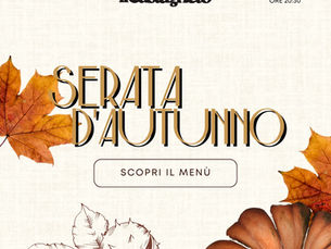 Profumo di castagne, calore di vin brulè e sapori che raccontano l'autunno.