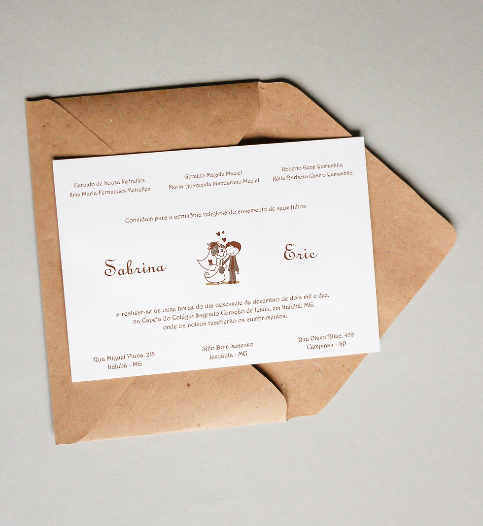 Convite de Casamento