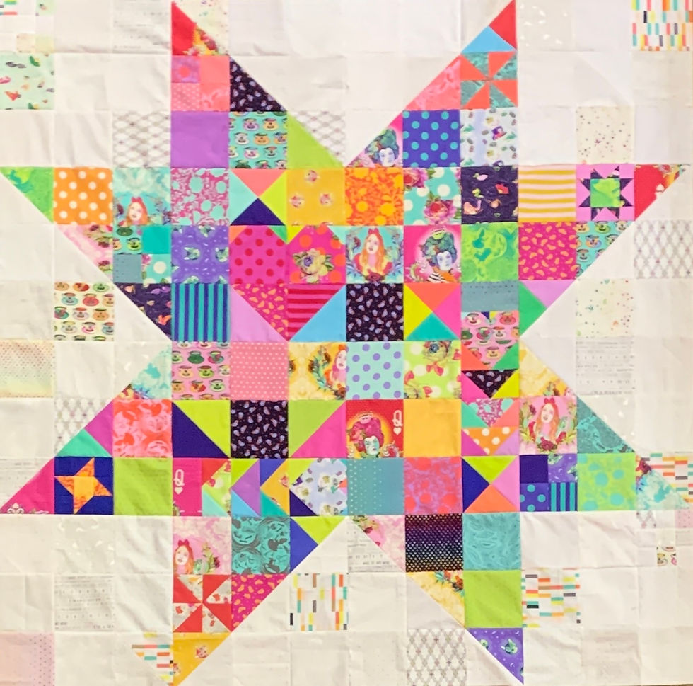 Thumbnail: Scrappy Stars with Aunt Em's Quilts